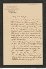 Nachlass Franz Steindachner, Brief von Chr. Lütken an Franz Steindachner (17.09.1875), Inv.Nr. 317.02, Seite 1